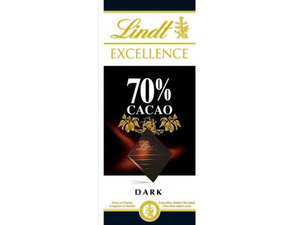 Lindt Excellence горький шоколад 70 какао 100 г